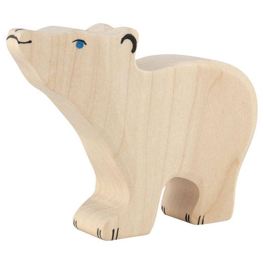 Polar bear, small, head raised