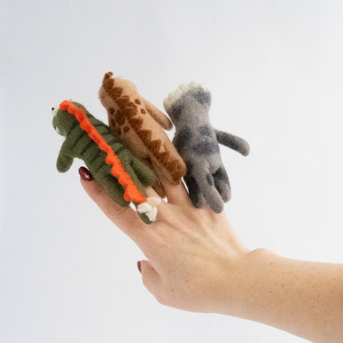 Finger Puppets - Sensory Play - Dinosaur - Assorted