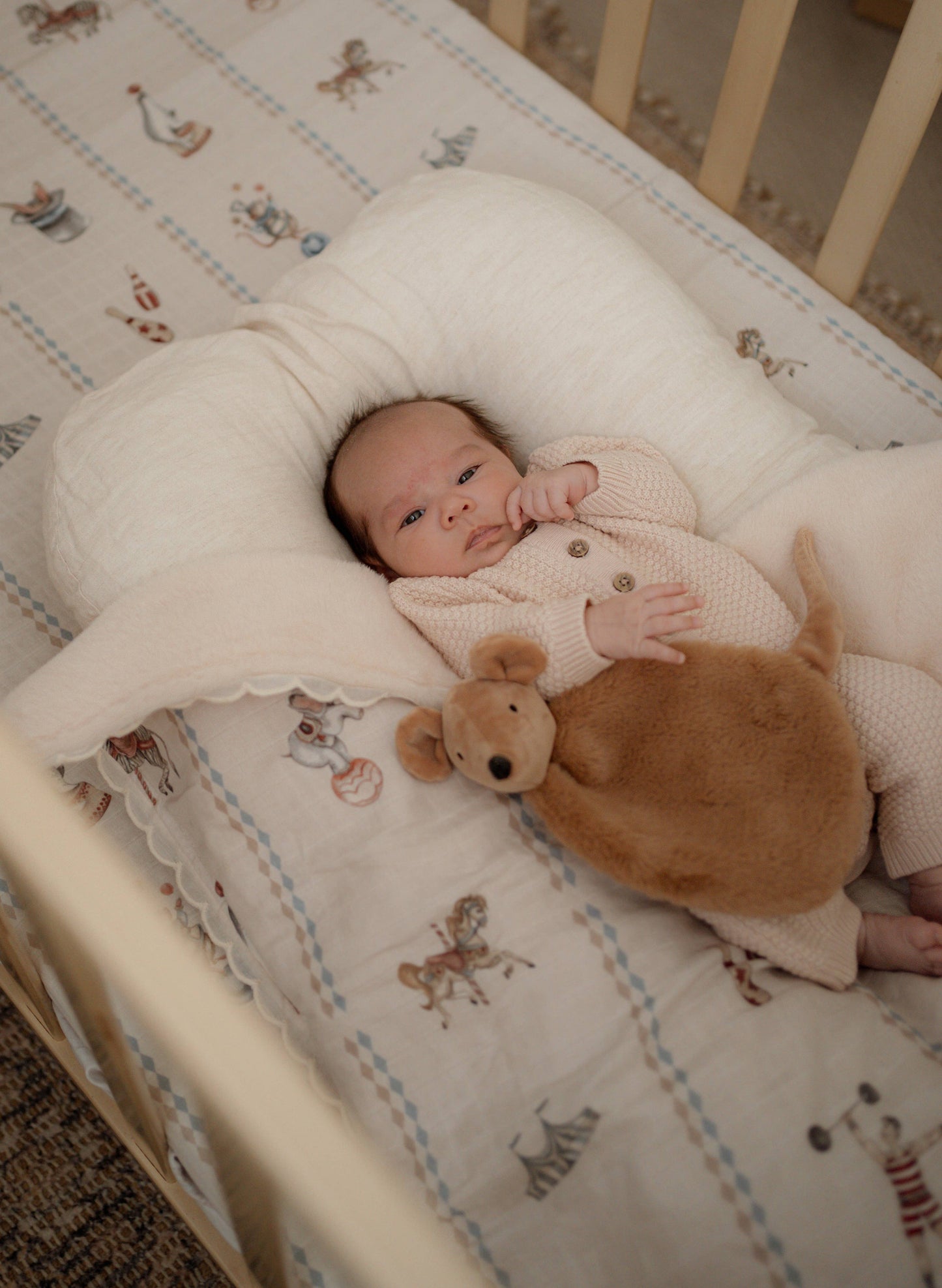 Le Cirque Fur Lined Cot Blanket