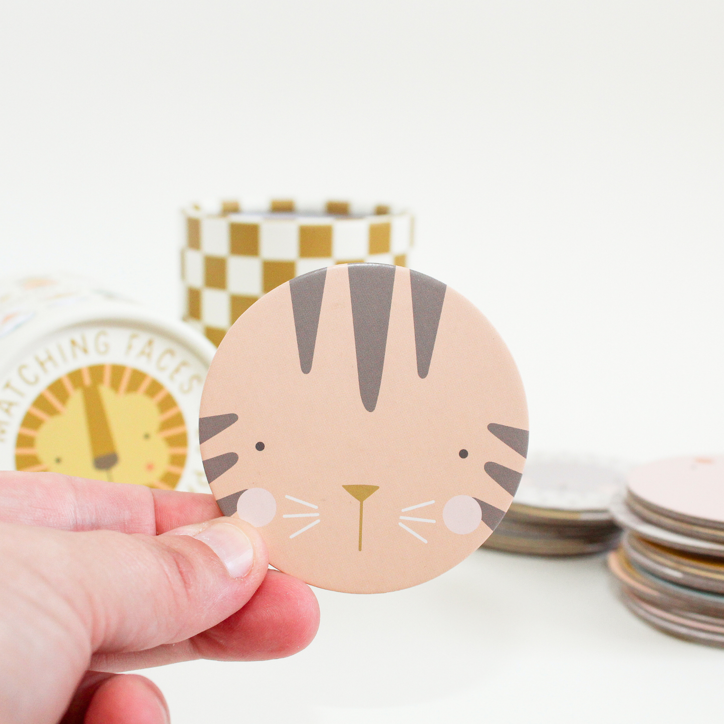 Memory Match - Animal Faces Memory Matching Game