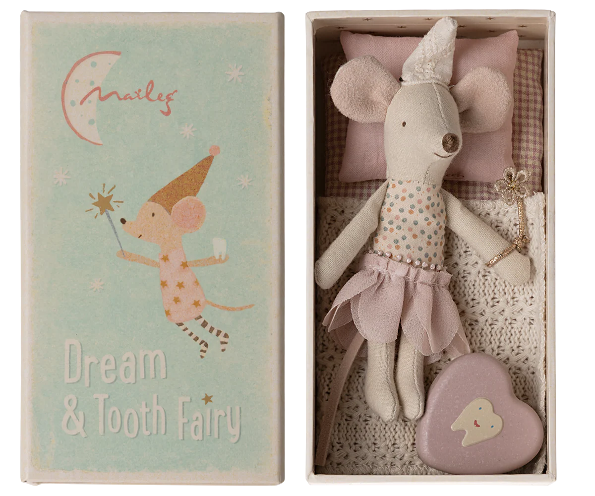 Tooth Fairy Mouse - Little Sister in Matchbox