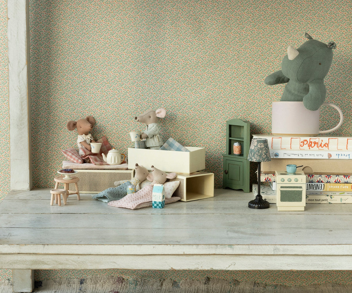 Big Sister Mouse in Matchbox - Natural with Dots