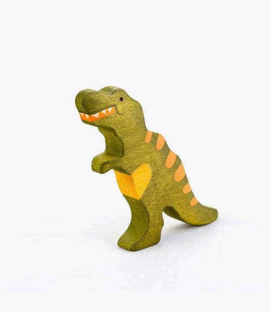 Wooden Dinosaur Figurines