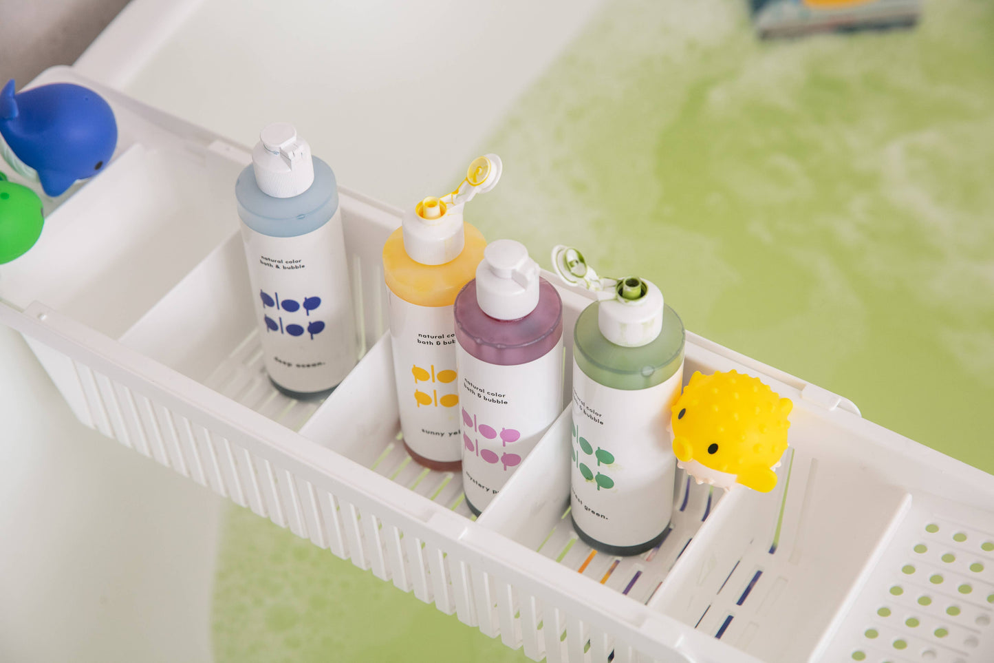 Plop Plop Natural Color Bubble Bath - Ocean Blue (230g)