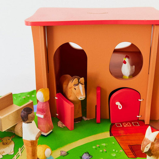 Wooden Painted Chicken