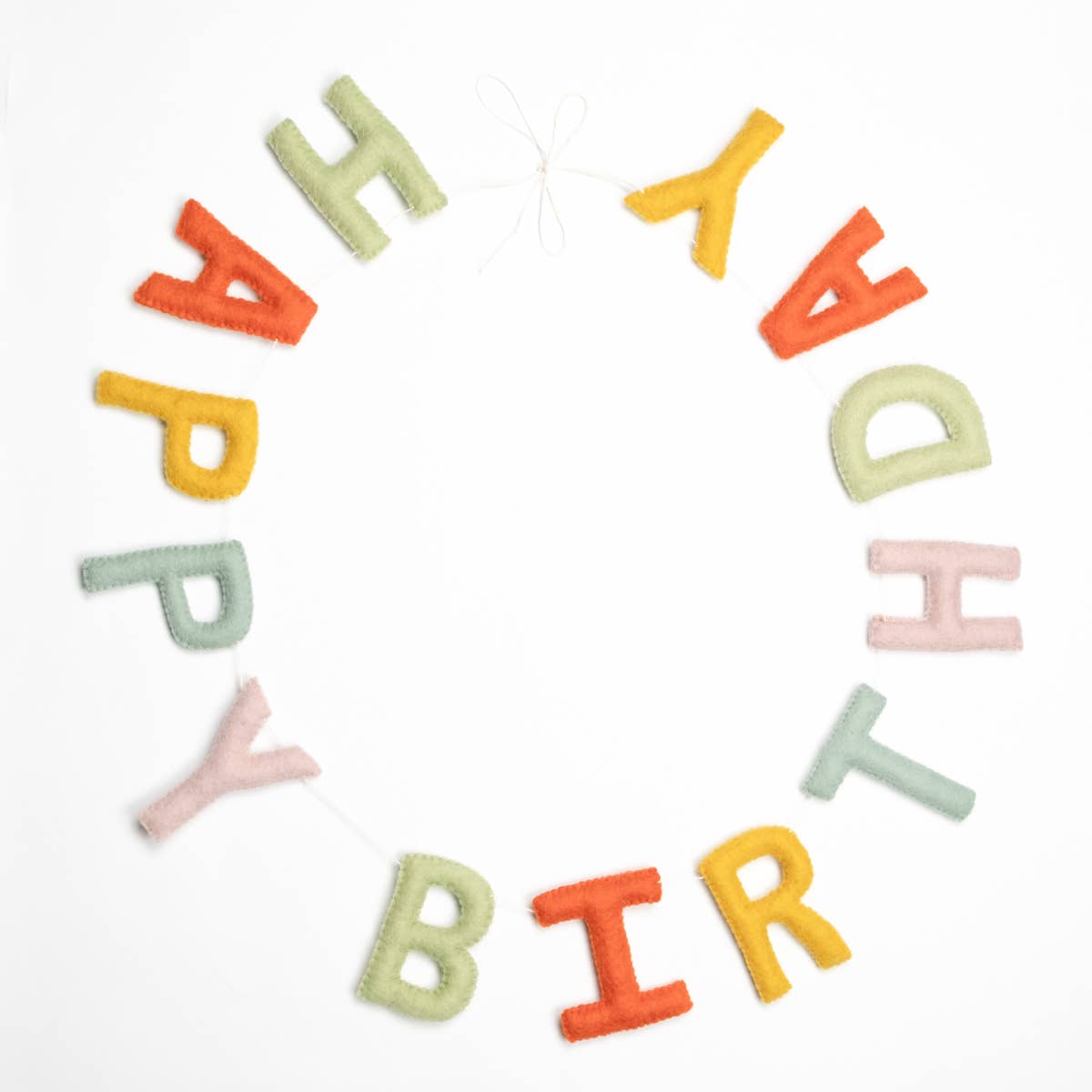 Felt Happy Birthday Garland