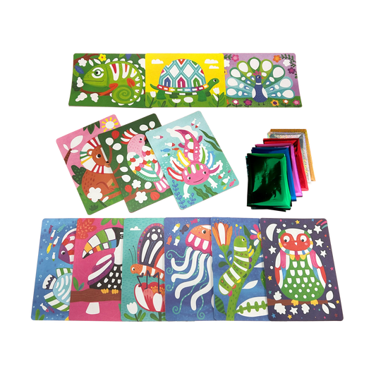 Foil-tastic: Foil Art & Coloring Fun (Awesome Animals)