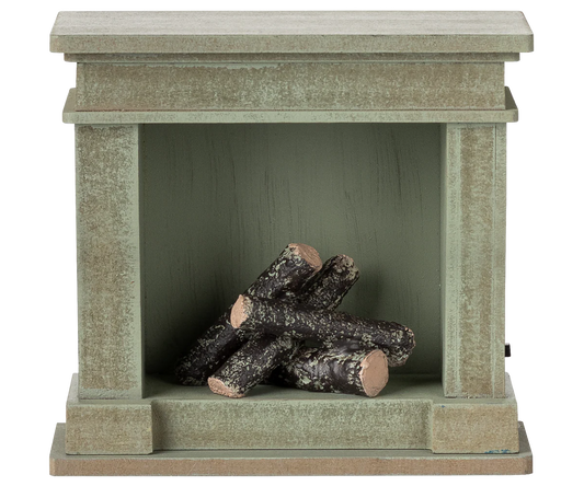 Fireplace (Miniature) - Dusty Green
