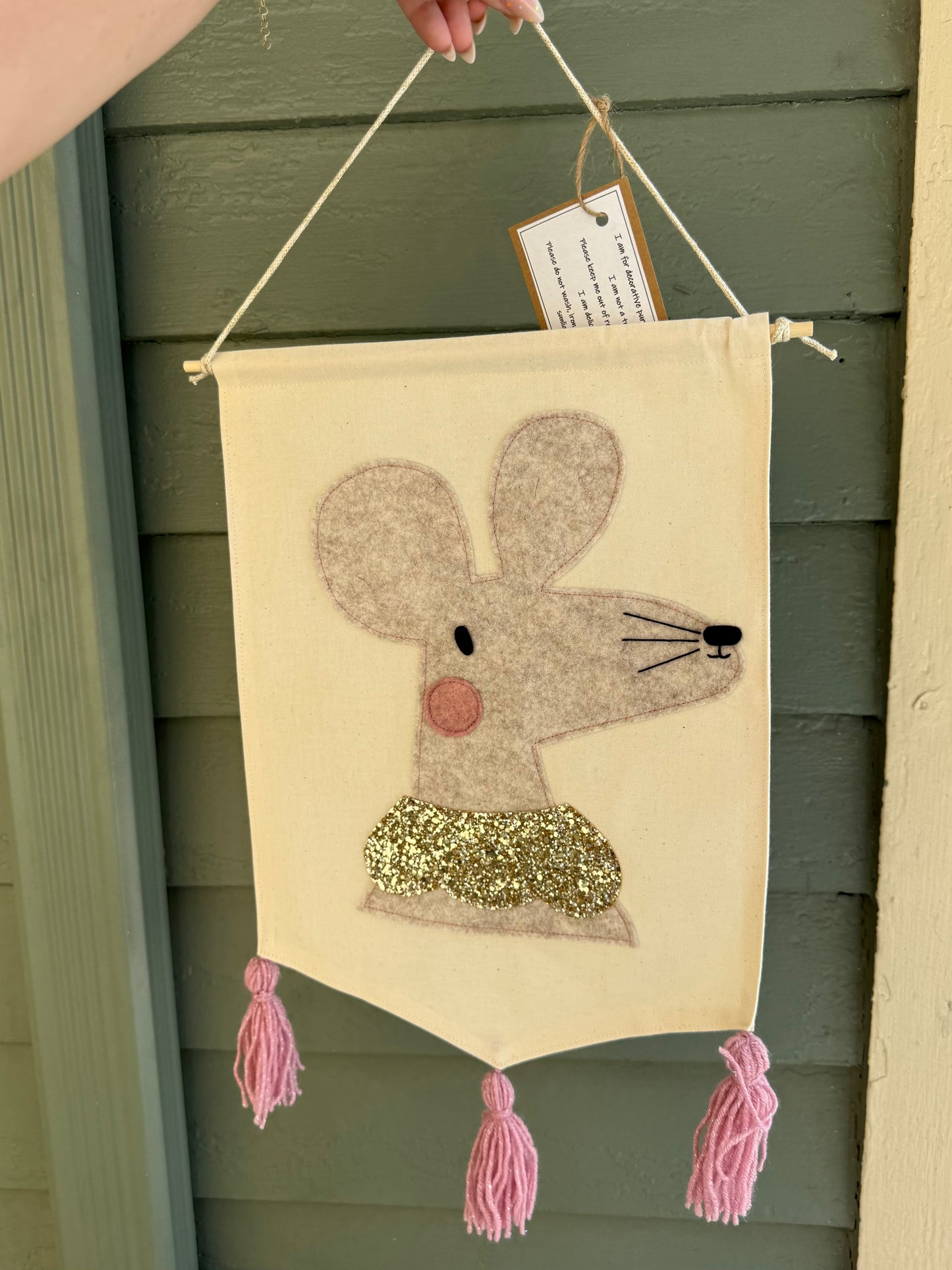 Roo and Rose Wall Hanging