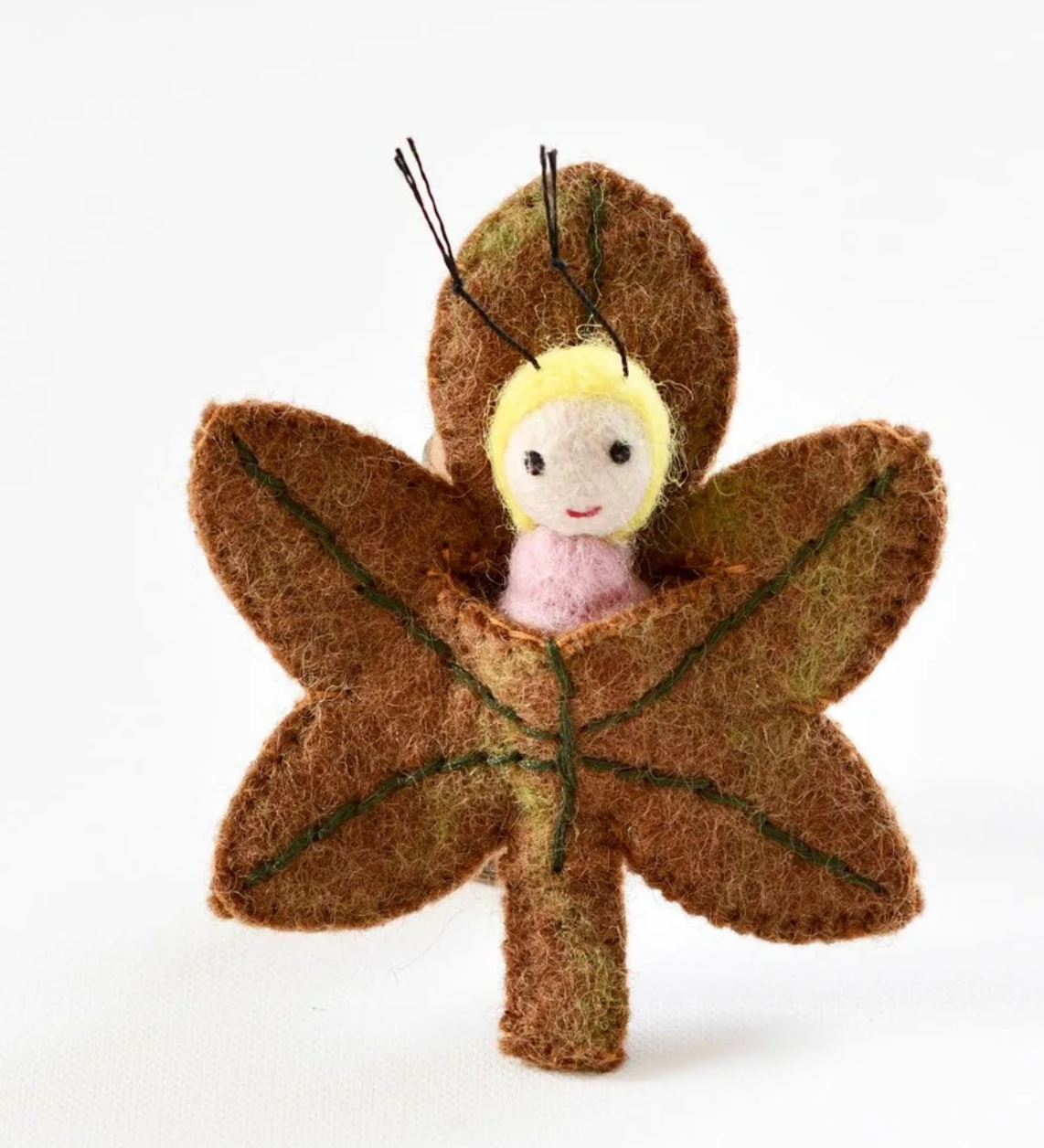 FELT CHESTNUT LEAF BABY