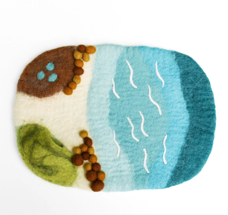 SEA, BEACH AND ROCKPOOL PLAY MAT PLAYSCAPE