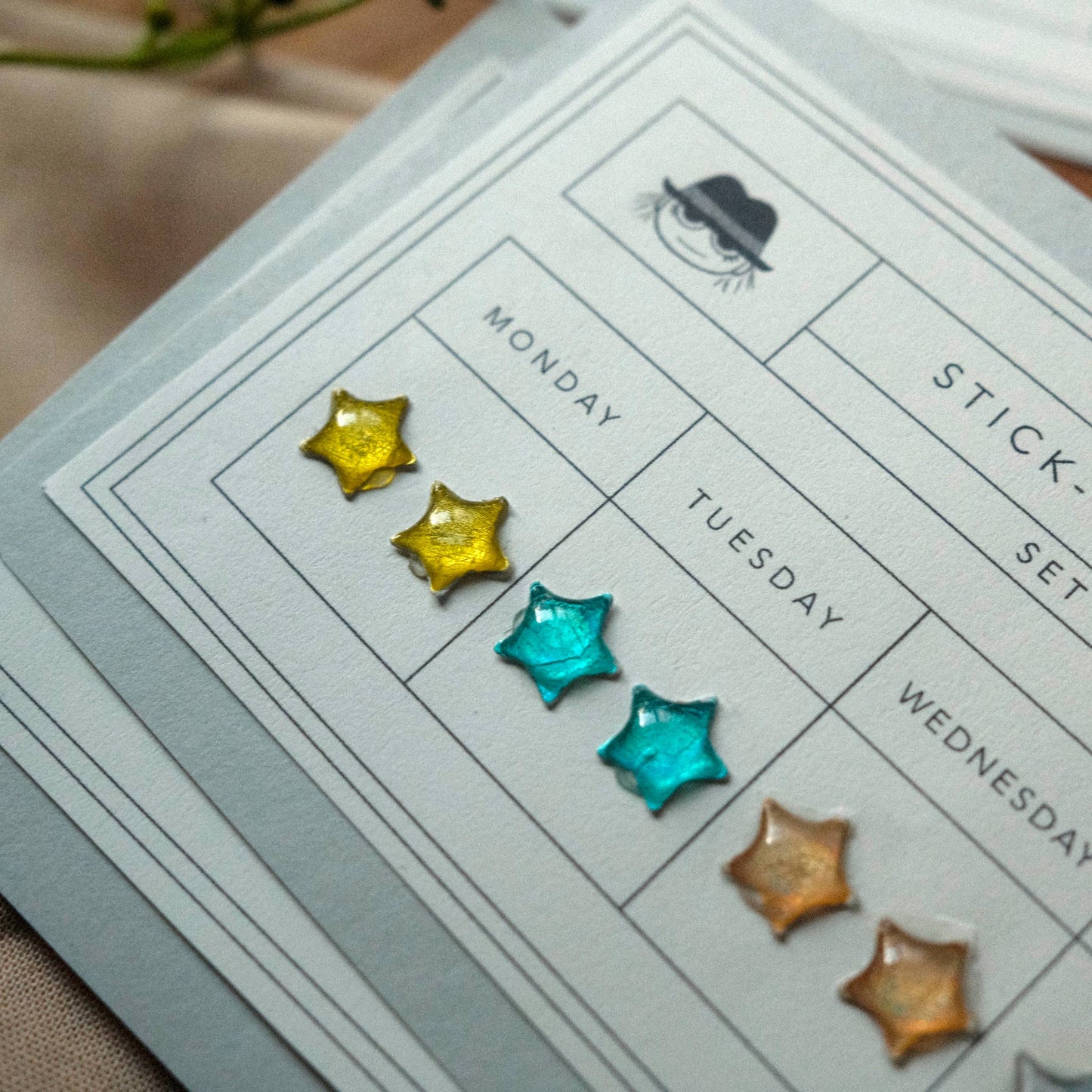 Starlight Stick-On Earring Set