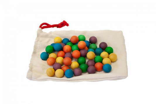 Wooden Balls Set Of 50