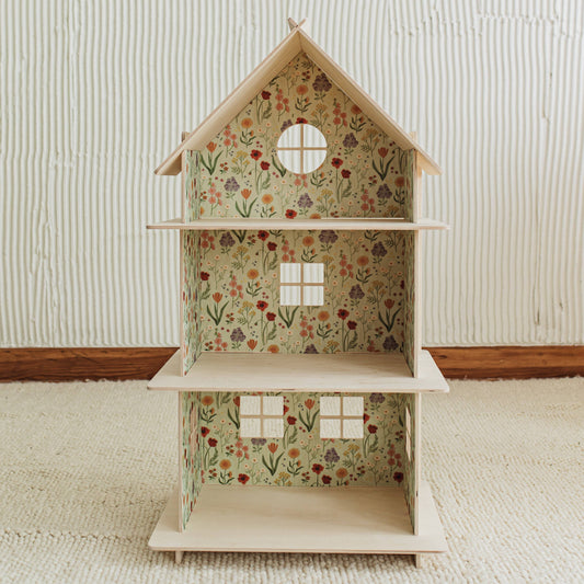 Modular Wooden Dollhouse / Modern dollhouse