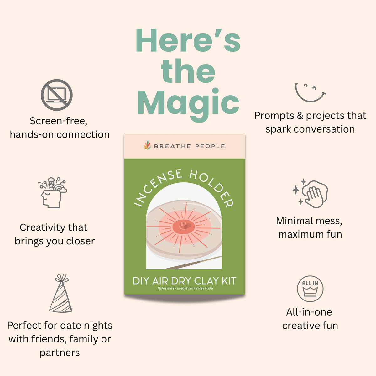 DIY Ghost Luminary – Air-Dry Clay Kit