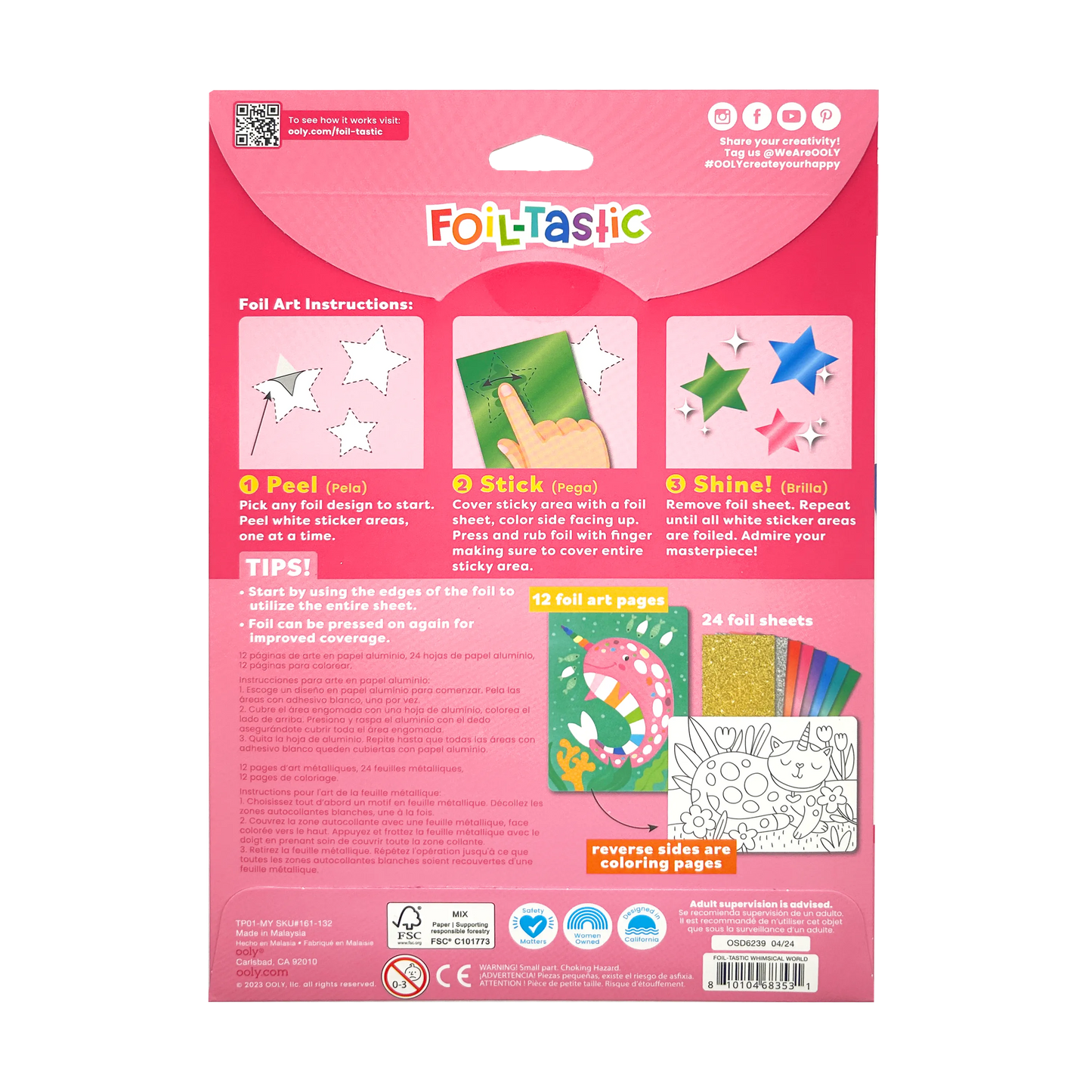 Foil-tastic: Foil Art & Coloring Fun (Whimsical)