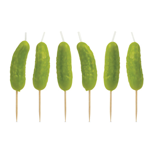 PICKLE PARTY Candles - Set of 6