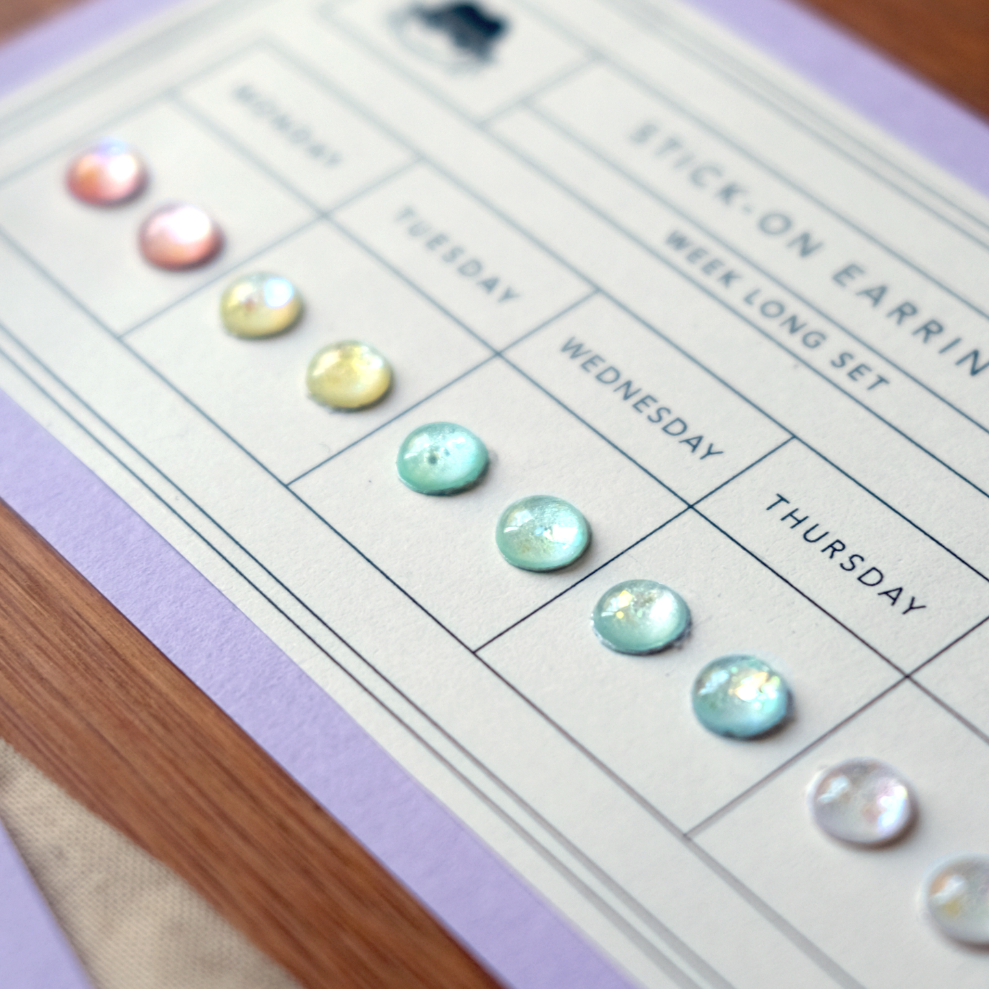 Kawaii Magic Stick-On Earring Set