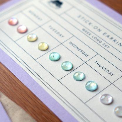 Kawaii Magic Stick-On Earring Set