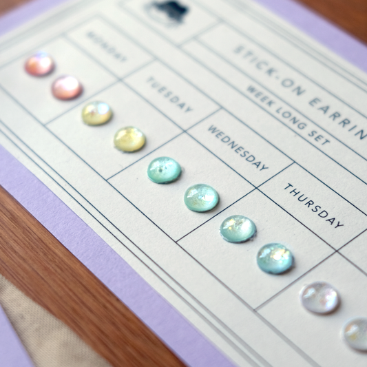 Kawaii Magic Stick-On Earring Set