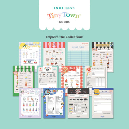 Pretend Play Notepad - Scavenger Hunt