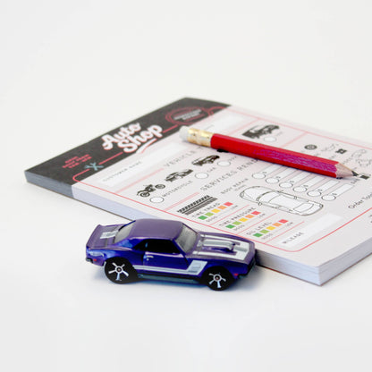 Pretend Play Notepad - Auto Shop