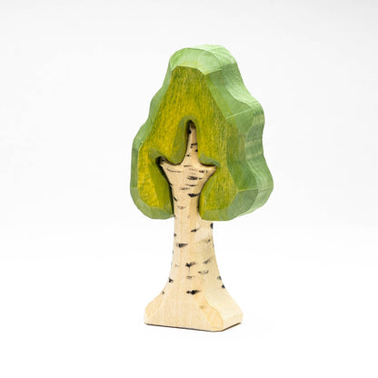 Wooden Birch Tree