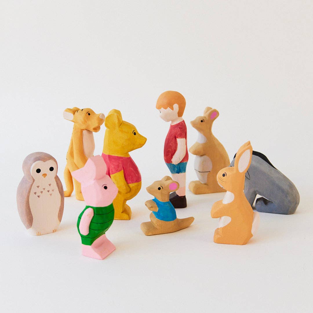 Piglet Woden Figure