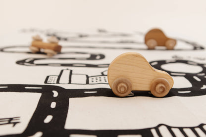 Canvas Floor Mat | Play Mat for Kids | Roll-Up Toy Mat