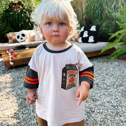 SPOOKY JUICE BOX Oversized Kids Tee