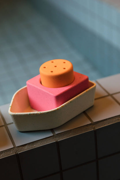 Upcycled Boat Orange