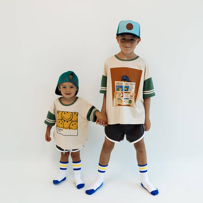 PANTONE | GREEN | OVERSIZED KIDS TEE
