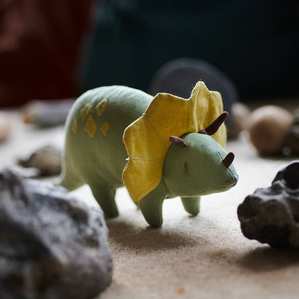 ThreadBear | Trike Linen Dinosaur Toy