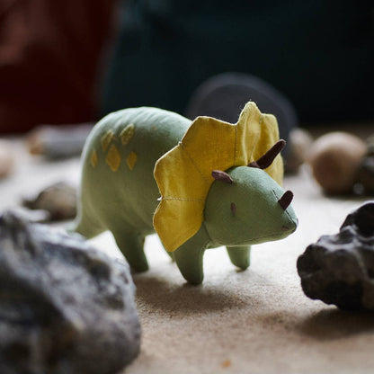 ThreadBear | Trike Linen Dinosaur Toy
