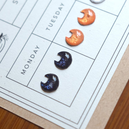 Club Cat Stick-On Earring Set