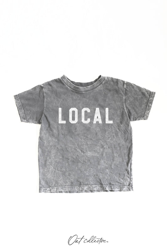 LOCAL Kids Washed Graphic Top
