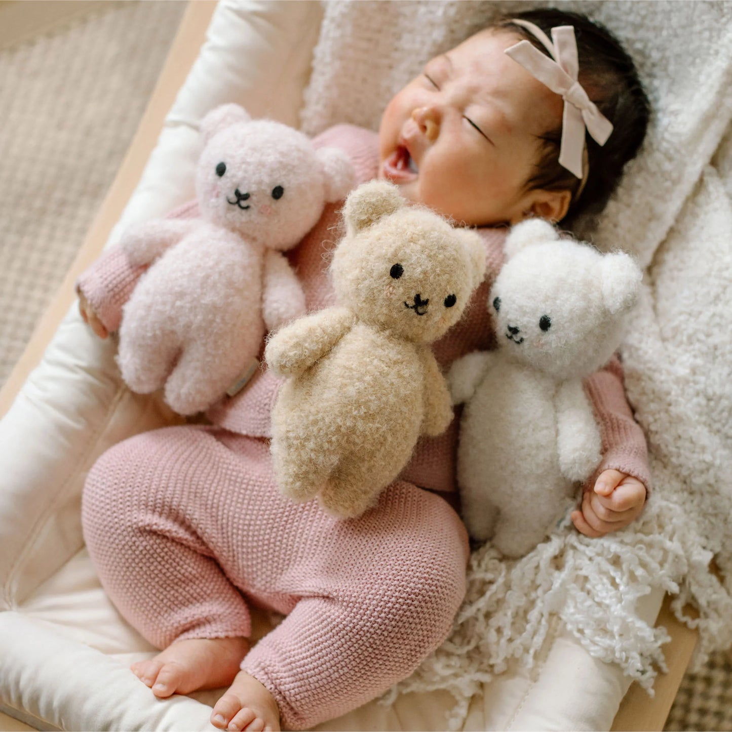 Baby Boucle Bear (Strawberry)