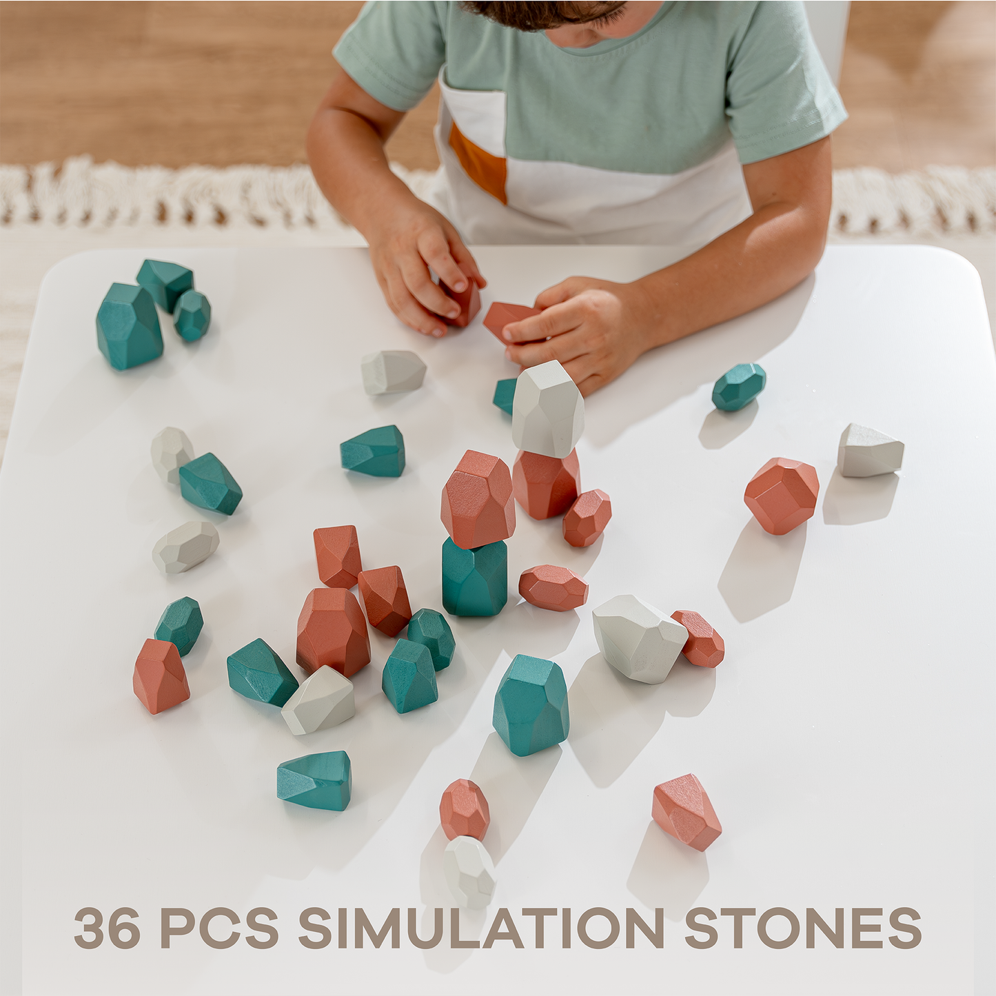 Stacking Blocks for Toddlers by Comfy Cubs