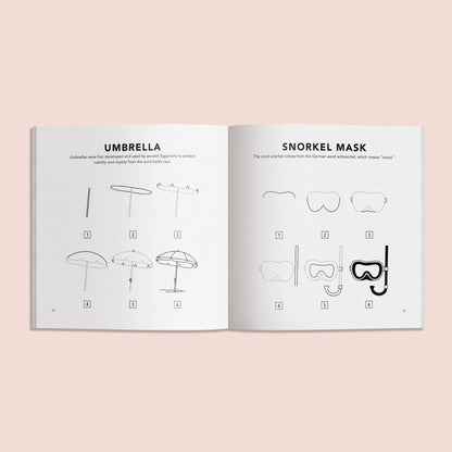 Summer Things: How to Draw Books for Kids (Summer Activity)