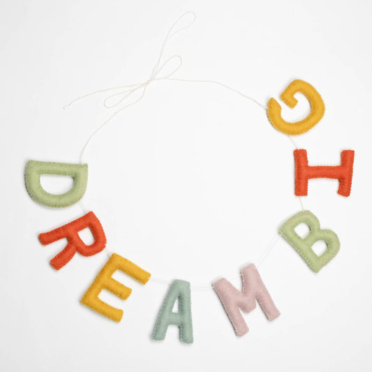 Dream Big Felt Banner