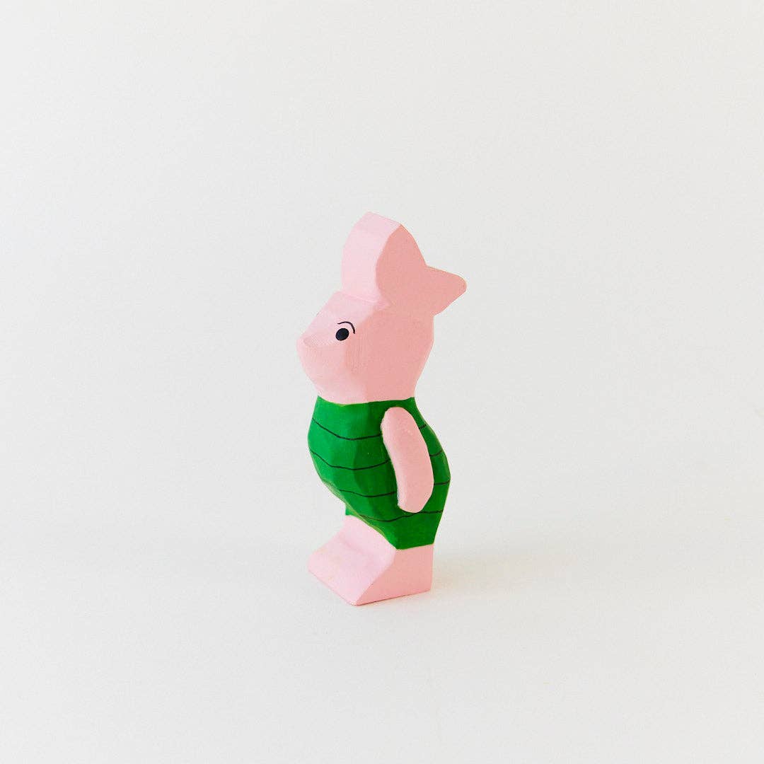 Piglet Woden Figure