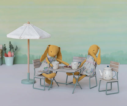 Garden Set, Table with Chair & Bench (Miniature)