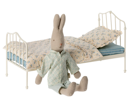 Vintage Bed (Miniature) - Blue
