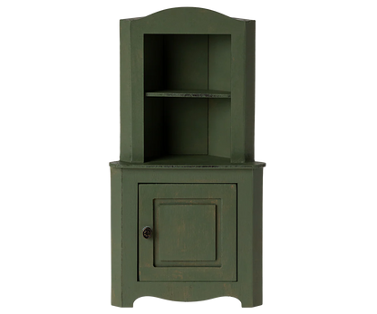 Corner Cabinet (Miniature) - Dark Green