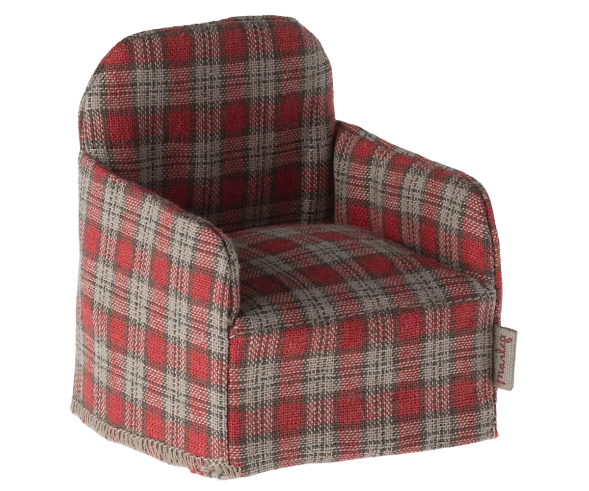 Chair (Mouse) - Checker Red