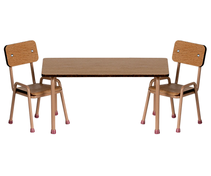 Table and Chair Set (Mouse) - Dark Powder