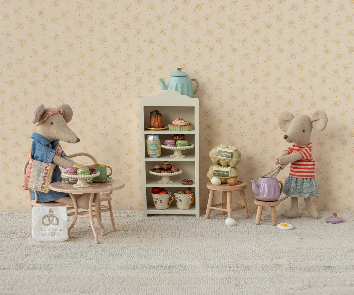 Cafe Set (Mouse) - Pale Pink