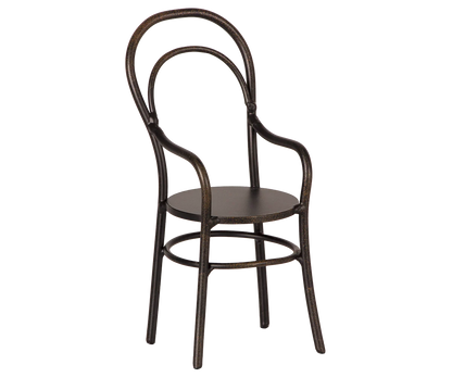 Chair with Armrest (Miniature) - Anthracite