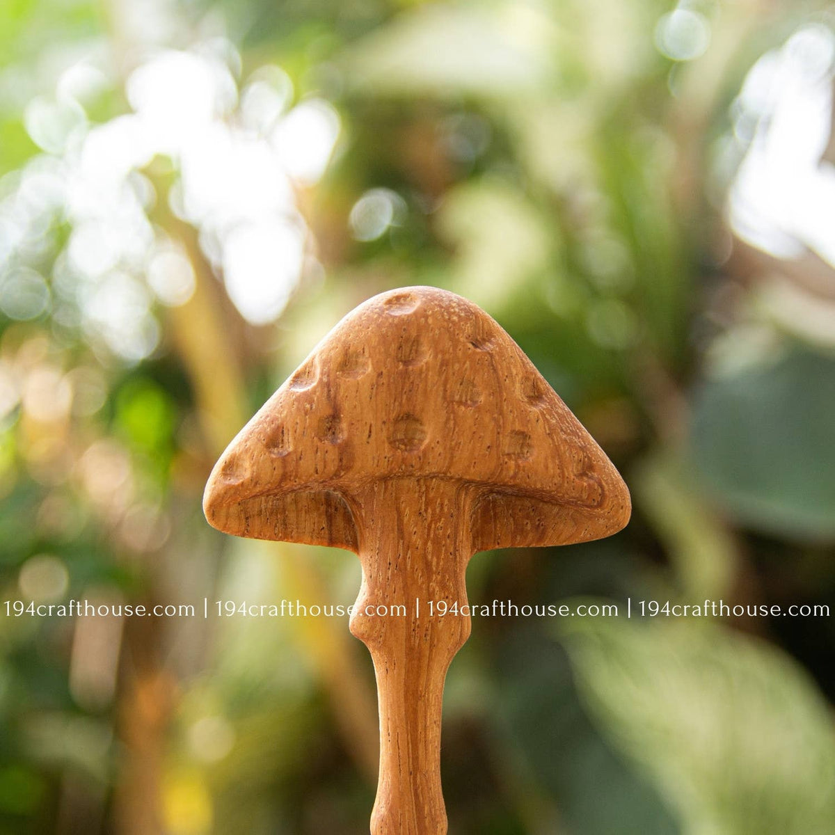 Wooden Spoon Mushroom Handle