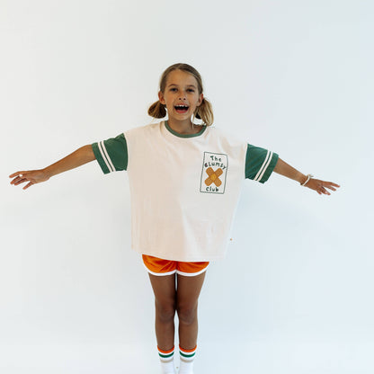 THE CLUMSY CLUB Oversized Kids Tee - Green